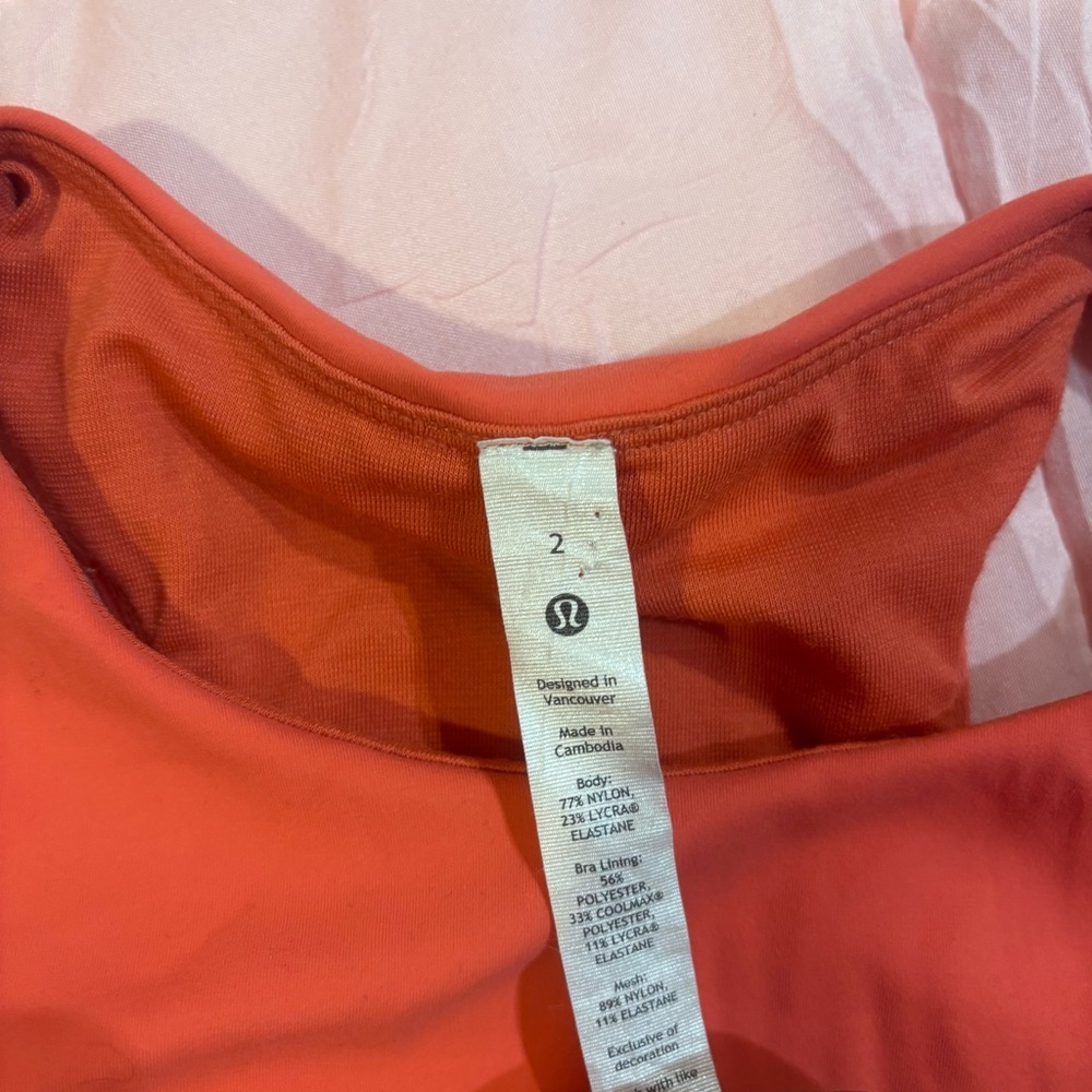 Lululemon Invigorate Training Tank Top Pale Raspberry - Picture 3 of 5
